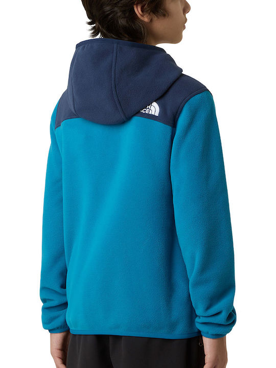 Polar Bluze și Hanorace Pentru Copii Cardigan Turcoaz Glacier