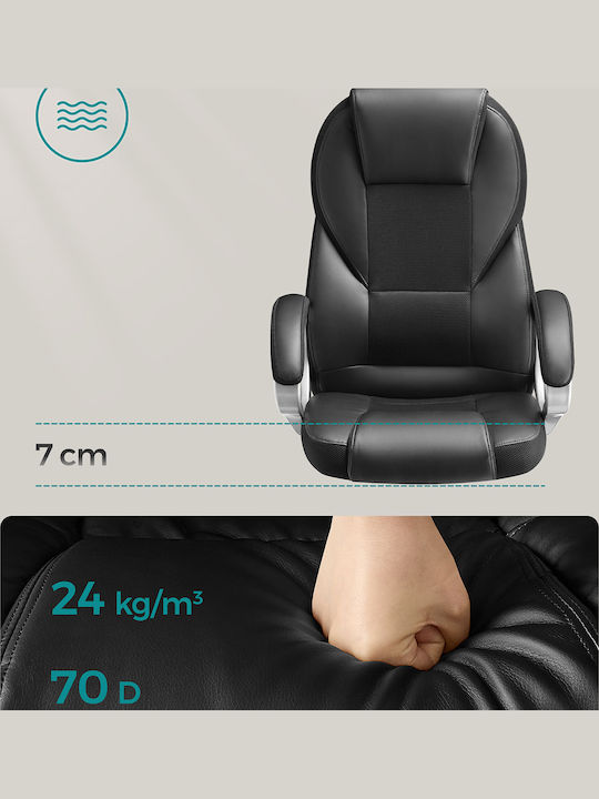Songmics Office Chair With Recline Black