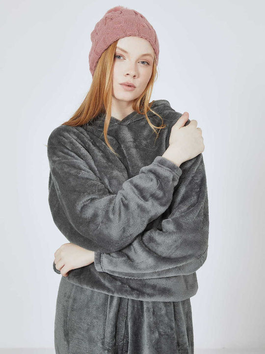 Set de Trening Fleece Gri