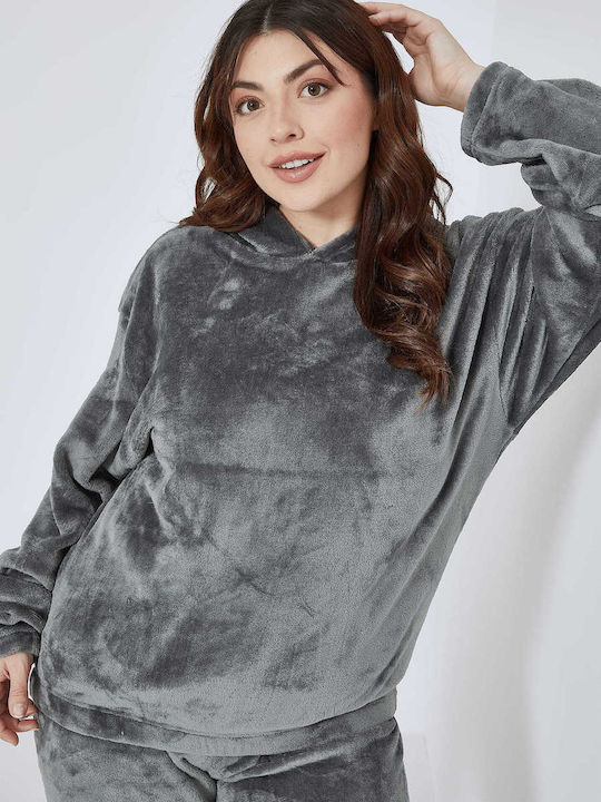 Set de Trening Fleece Gri