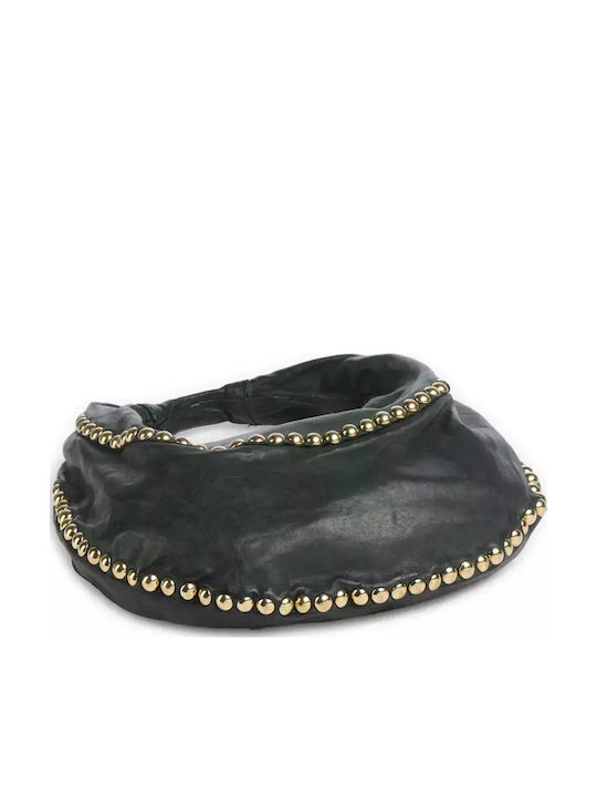 Damen Stoff Shopper Schulter Tasche Petrol Blau
