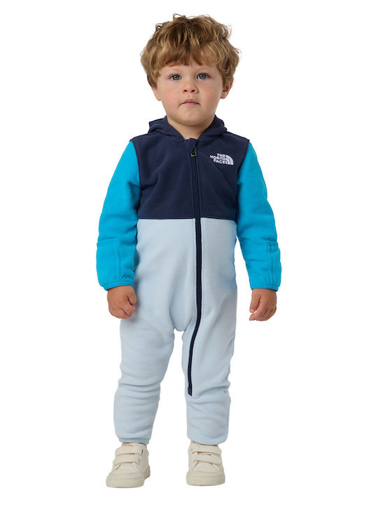 The North Face One Piece Бебешко Боди Дълъг ръкав Син