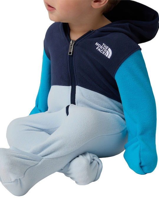 The North Face One Piece Бебешко Боди Дълъг ръкав Син