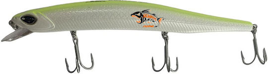 Artificial Cinnetic Crafty Minnow 15cm #9 White Zombie