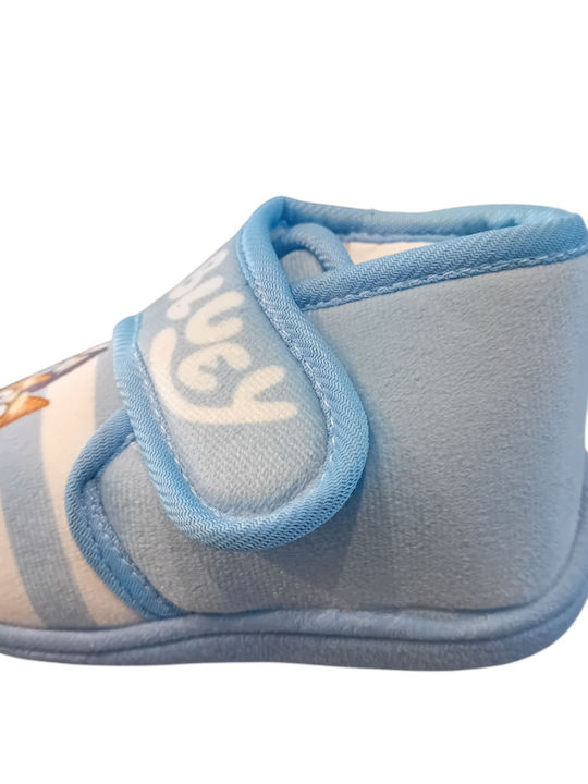 Kinderhausschuhe Stiefel Blau