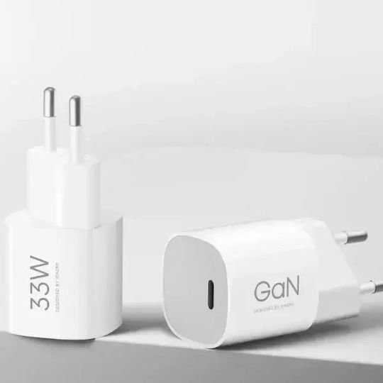 Xiaomi Φορτιστής Χωρίς Καλώδιο GaN με Θύρα USB-C 33W Power Delivery / Quick Charge 3.0 Λευκός (BHR087LEU)