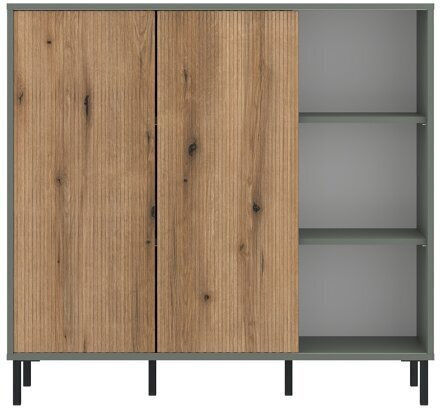 Μπουφές Novfera 103 Ξύλινος Πράσινος 112x40x105cm