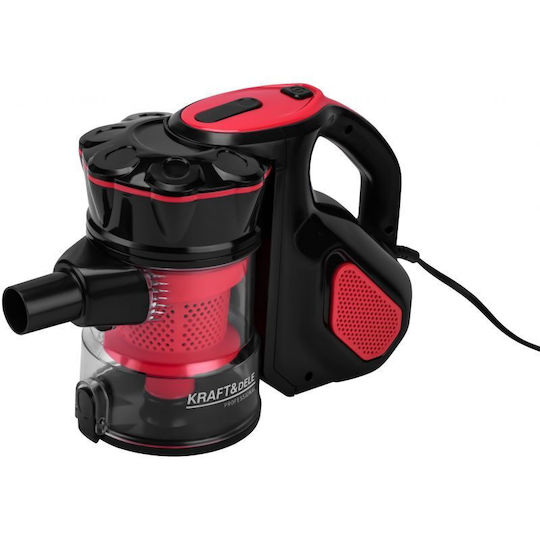 Kraft & Dele KD5147 Electric 2 in 1 Stick And Hand Vacuum 600W Red
