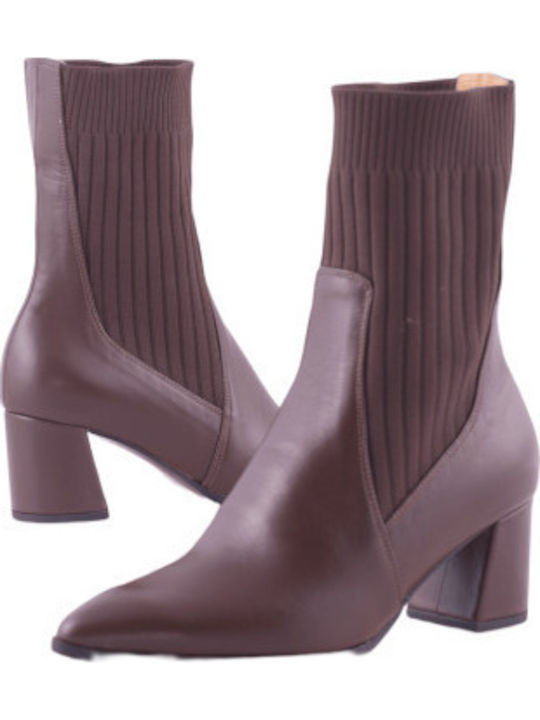 Stiefeletten Damen Braun