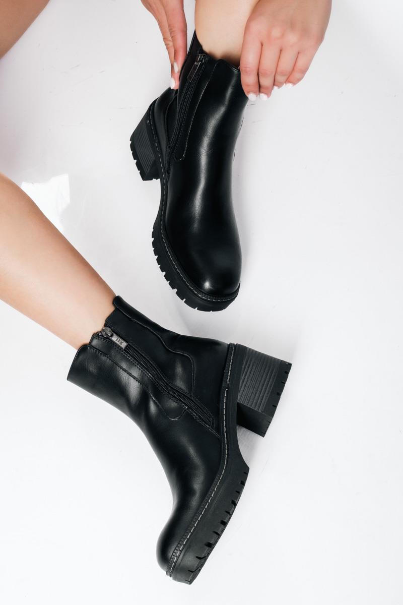 Xti Ghete Chelsea Dama Negre 144456 | Skroutz Romania