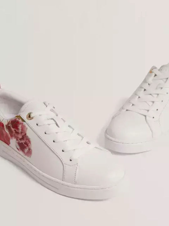 Sneakers White / Flowers
