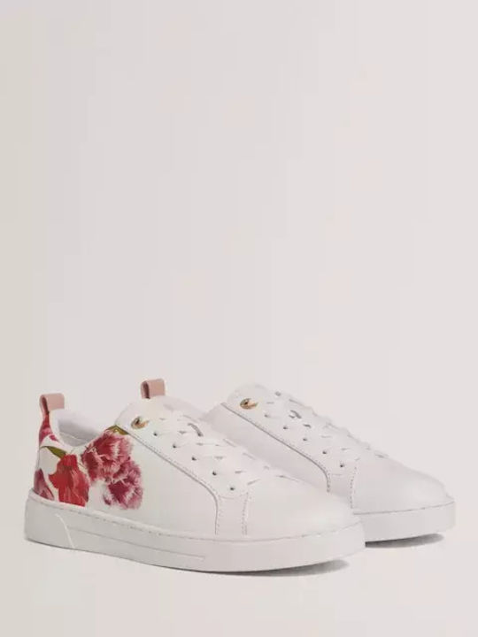 Sneakers White / Flowers