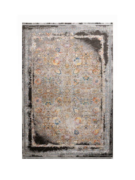 Tzikas Carpets Quares 31464-110 Χαλί Ορθογώνιο με Κρόσια Πολύχρωμο 160x230cm