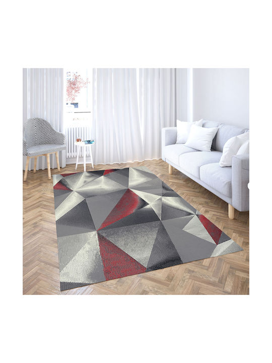 Viopros Rotterdam Teppich Rechteckig Synthetisch,Polyester/Cotton/Leather Gray