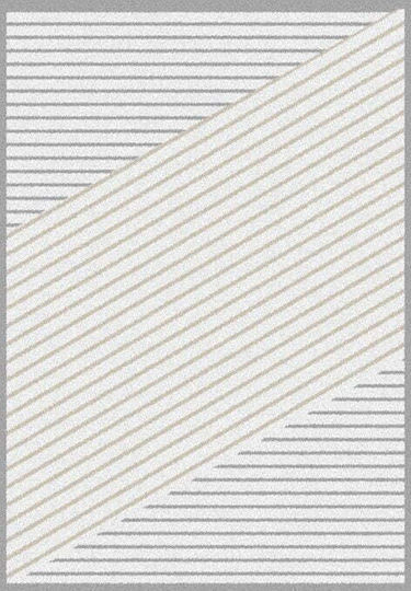 Tzikas Carpets 52001-103 Rug Rectangular White-grey