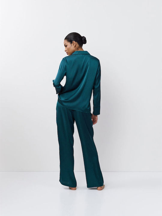 Aruelle Winter Women's Pyjama Set Green