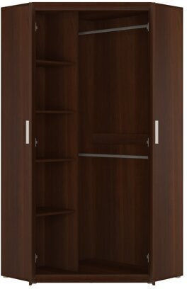 Doppeltür Ecke Evacali 105 93x93x195cm Walnut