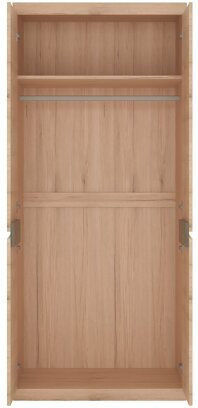 Orlcira 105 Δίφυλλη Ντουλάπα 86x58x197cm Wenge, San Remo Δρυς Orlcira 105 Δίφυλλη Ντουλάπα 86x58x197cm Wenge, San Remo Δρυς