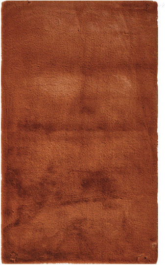 Kentia Major Anti-slip Rug Rectangular Shaggy Furry Brown
