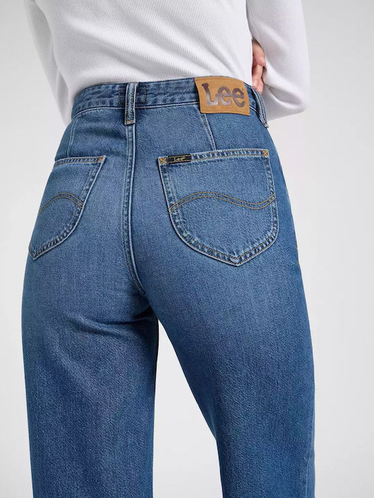 Stella High Waist Women's Jean Trousers Blue
