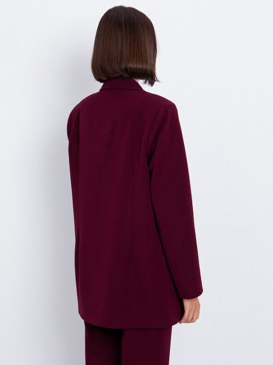 Damen Bordeaux Anzug
