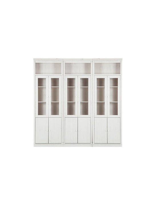 Библиотека Saltoro 109 Бяла 222x34x223см