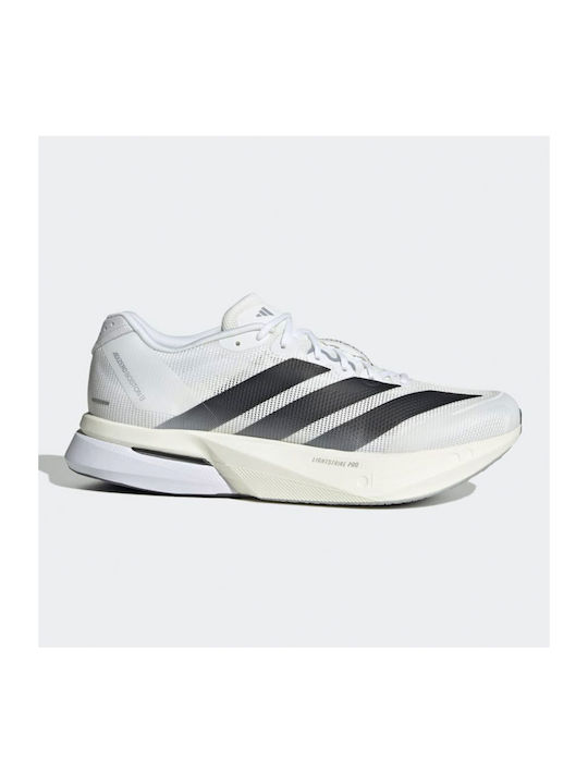 Adizero Boston 13 Ανδρικά Αθλητικά Παπούτσια Running Λευκό Χρώμα