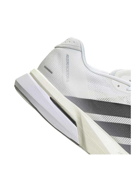 Adizero Boston 13 Ανδρικά Αθλητικά Παπούτσια Running Λευκό Χρώμα