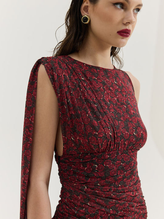 Sommer Mini Abendkleid Clover Rot