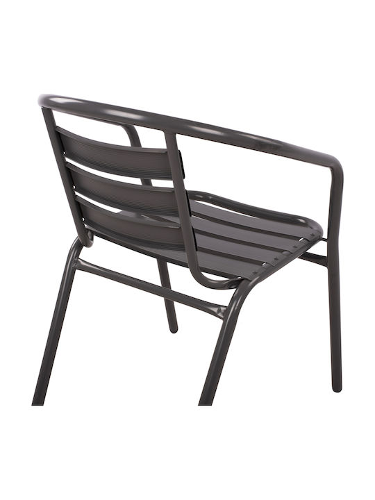 Garten- und Outdoor-Möbelsets Für Speisesaal Figo Laura 3 Stück Grau