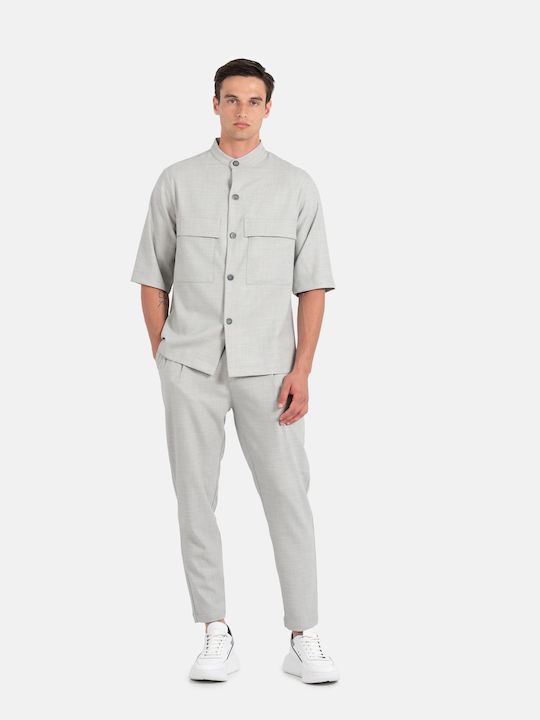Μακρυμάνικo Overshirt Grey