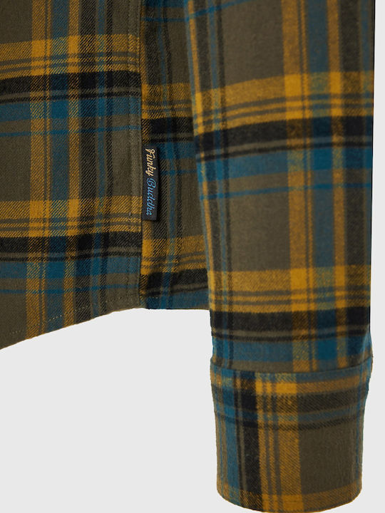 Langärmlig Baumwolle Hemd Geprüft Plaid