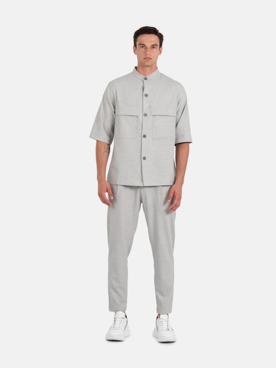 Μακρυμάνικo Overshirt Grey