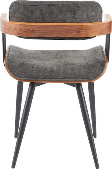 Cameo Председки Трапезария Black-walnut Anthracite 1бр 53x49.5x75.5бр
