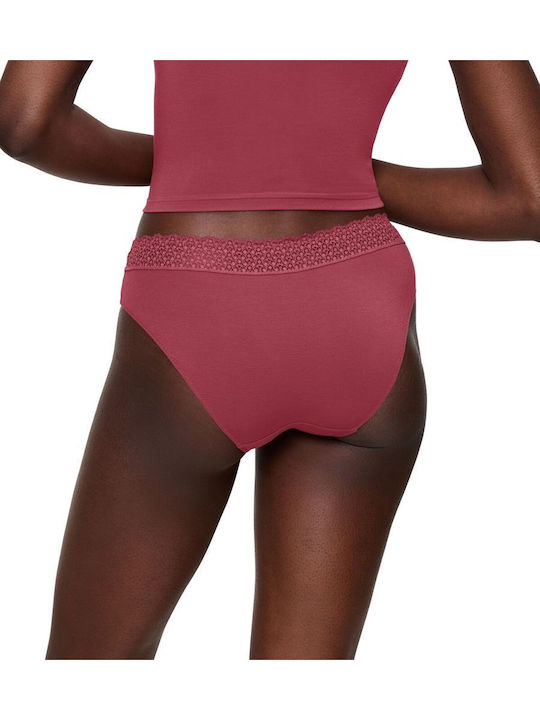 Feel Modal Tai Women's Slip Deep Red
