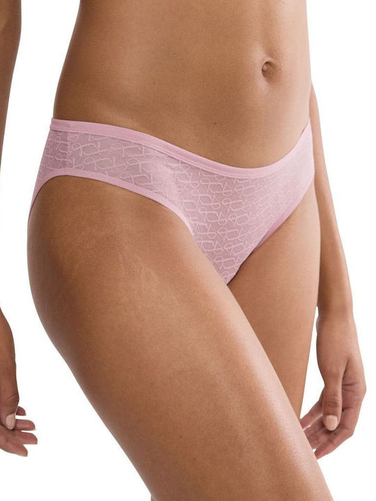 Signature Sheer Tai Ex Дамско Слип Pink