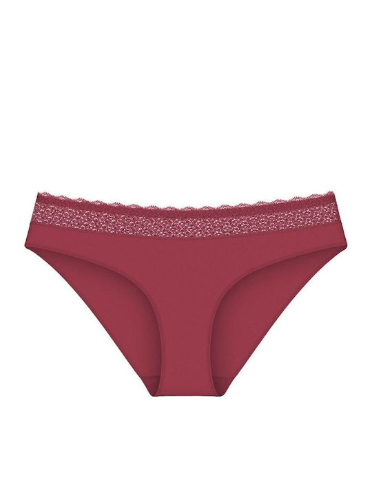 Feel Modal Tai Women's Slip Deep Red