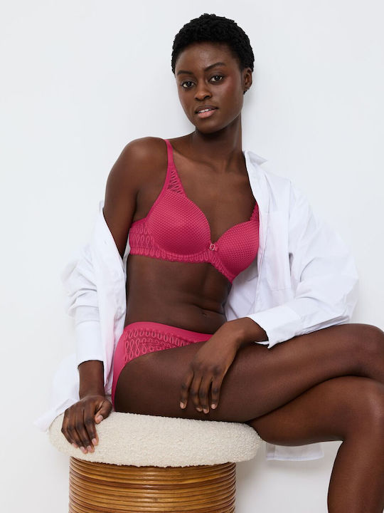 Aura Spotlight Bra with Light Padding Underwire Fuchsia