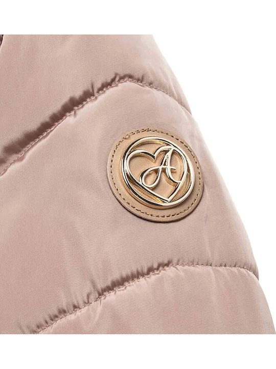 Kids' Parka Double Sided with Hood Beige
