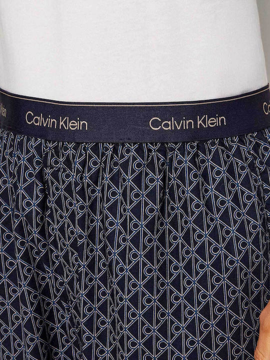 Calvin Klein Men's Winter Pajamas Set Classic White