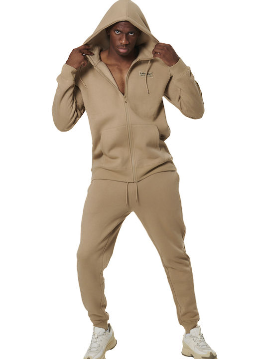 Sweatpants with Elastic Beige