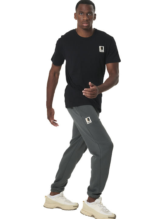 Cargo Sweatpants with Elastic Green