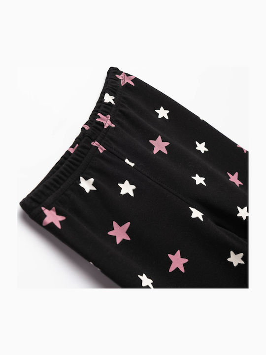 Παιδικό Σετ με Κολάν Χειμερινό 2τμχ Dark Pink, Black