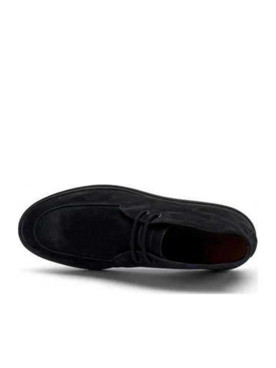 Suede Blue Men's Boots