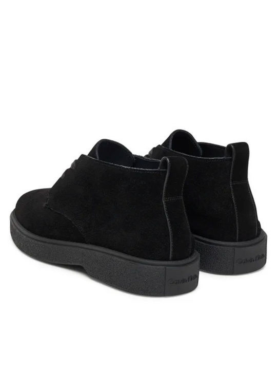 Wildleder Schwarz Chelsea Stiefeletten
