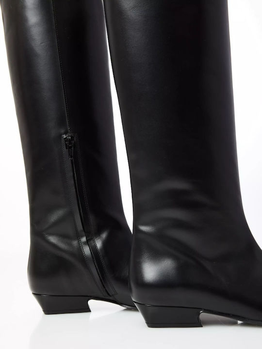 Leather Women's Boots Black
