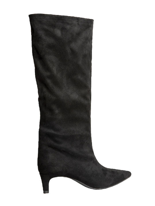 Medium Heel Women's Boots Black