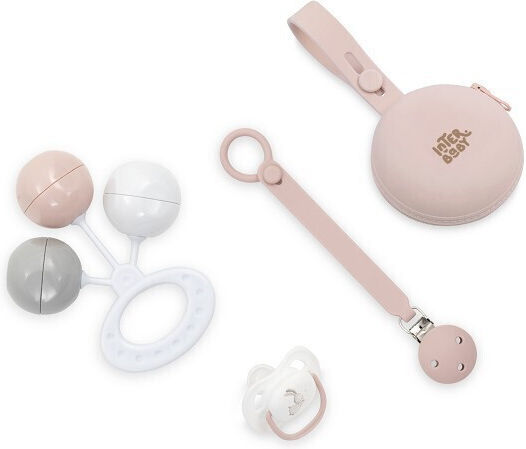 Interbaby Baby Gift Set for Babies Pink 4 Pieces
