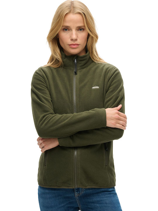 Women's Cardigan Army Khaki Green