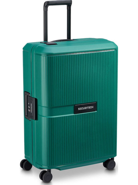 Securitech by Delsey Βαλίτσα Μεσαία Stone Green Securitech by Delsey Βαλίτσα Μεσαία Stone Green